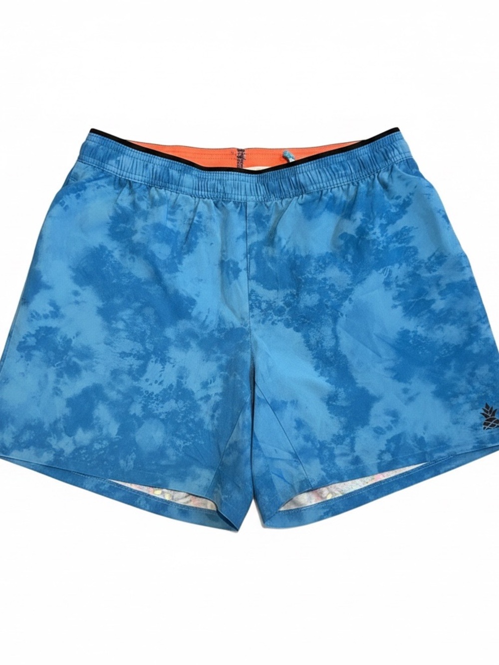 Chubbies Turbo Blooms Ultimate Training Men’s Short Size M Lined Blue Floral